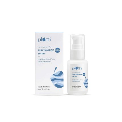 Plum Rice Water &10% Niacinamide  Plum Serum(New Pack) | 30ml |